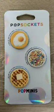 PopSockets PopMinis for Phones & Tablets (3 Pack) - Breakfast Club NEW