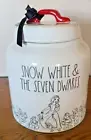 Rae Dunn Disney Snow White & The Seven Dwarfs Cookie Cannister Jar New