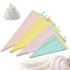 Accessories Cake Tools Reusable Cream Pastry Bag Silicone Icing Piping Bag