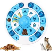 Joyfia Dog Slow Feeder, Interactive Dog Puzzle Game Toy for Boredom, Squeaky Dog Enrichment Toy for Puppy Mentally Stimulating, IQ Training, Pet Treat Dispenser for Small, Medium & Large Dogs