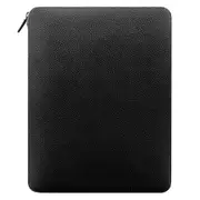 Filofax 32cm Leather A4 Finsbury Zipp Folio Carry Case Personal Organiser BLK