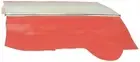 1961 Impala 2 Door Hardtop Red Rear Arm Rest Covers