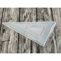 在飛比找蝦皮購物優惠-製圖工具 恰得美 chartmate 鋼緣切割三角板 直角三