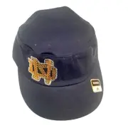 Notre Dame Women's Hat Bling Fighting Irish Adjustable Blue NCAA Adidas Tennis