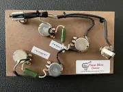 The Blues Wiring Kit With Gold Switch For Gibson Epiphone ES335 ES339 PIO Caps