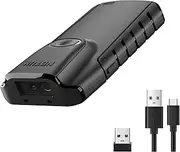 [NETUM] Bluetooth 2D Barcode Scanner, 3-in-1 Small Portable QR Bar Code Reader Automatic Wireless Gun Scan Back Clip Work with Tablet iOS Android Windows MacOS for Warehouse Inventory POS - E800