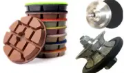 3/8" Full bullnose Router Bit Thick Polishing Pad 8+1 concrete Stone Granite