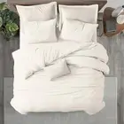 600 Thread Count 100% Egyptian Cotton 3 Piece Queen with two cases 04 - Cream