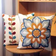 Pastoral Style Flower Pattern Pillowcase Cushion Cover Sofa/Bed