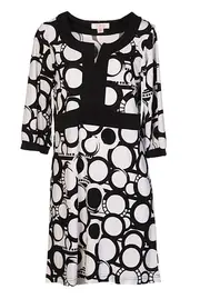 Circle Print Tunic--THR-1468