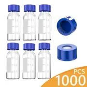 9mm HPLC Vial Autosampler Vial 2mL 9-425,1000pcs-$119.99,Clear 9mm Pre-Slit Caps