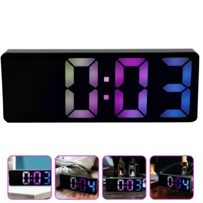 Large Screen Electronic Clock Travel Alarm for Bedroom Led Clocks Bedrooms