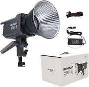 Aputure Amaran 200X S LED Video Light 200W Bi-Color 2700-6500k Bowens Mount Continuous Light Bluetooth App Control Silent Fan (Amaran 200XS)