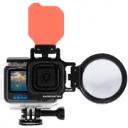 FLIP12 Pro Package w/ Shallow Dive Filters +15 MacroMate Mini Lens for GoPro