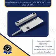OC-55 NO NC Alarm Security Rolling Gate Garage Door Contact Magnetic Reed Switch