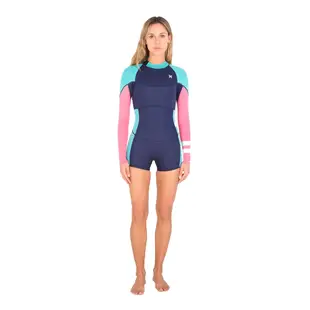 HURLEY｜女 W ADVTG 2MM SHORTY SPRINGSUIT 2/2MM 長袖短褲防寒衣