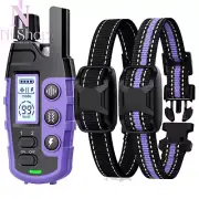 3300Ft Dog Training Collar Waterproof Remote Control Vibration For 5-120lbs Pets