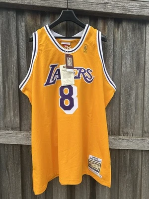 1996 1997 Kobe Bryant Mitchell & Ness Los Angeles Lakers Authentic Jersey 52 2XL