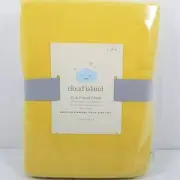 Crib Fitted Sheet Solid - Cloud Island; Wheat Valley - Yellow - 28x52 Cotton