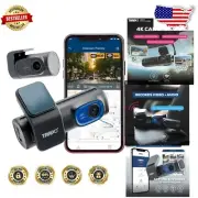 4K Front + 1080p Rear Dash Cam with Super Capacitor & Wireless Connectivity