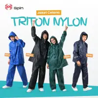 在飛比找蝦皮購物優惠-Spin TRITON 雨衣夾克褲子尼龍 JUMBO uk 