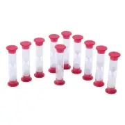 Learning Advantage 1 Minute Sand Timers Set of 10 (CTU7656)
