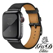 New Apple Watch Hermès Hermes Series 9 45mm Space Black Noir Single Tour LTE GPS