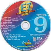 Chartbuster Karaoke CD+G E-7 Disc-9 Walking Shoes,Tempted+ NEW IN WHITE SLEEVE