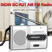 Portable FM/AM Radio Digital Music Player Battery Operated Pocket Radio US U5Y0