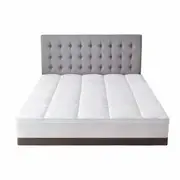 1000GSM Bamboo Blend Mattress Topper Washable Comfy Topper Underlay