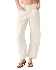 Steve Madden Hart Barrel Jeans in Cream