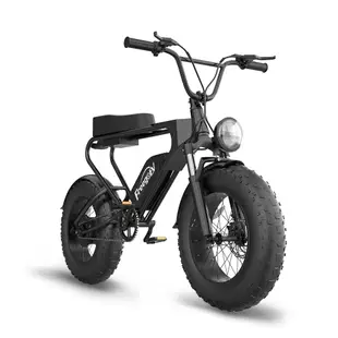 iFreego M4電動輔助自行車 20吋寬胎 50公里版 三種騎乘模式 登山車 越野車 腳踏車[趣嘢]