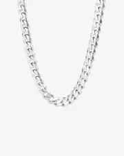 Michael Hill 55cm (22") 9mm Width Curb Chain in Sterling Silver