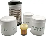 HH150-32094 Oil Filter Kit for Kubo/ta RTV-X1140 RTV-X1100C RTV-X1120D Utility Vehicle Replaces 6A320-59930 HHK70-14070 HHK32-16770 1G319-11210