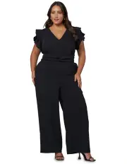 [Pink Dusk] Good Catch Jumpsuit in Black