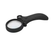 Handheld High Definition Magnifier Round Multipurpose Magnifying Glass With Led Light Uv Light