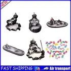 Incense Burner Ceramic Incense Cone Tower Backflow Holder Ornament Home Decor AU
