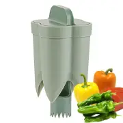 Cucumber Jalapeno Pepper Corer Core & Chili Remover Plastic Kitchen Tool