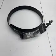 Steve Madden Black Faux Leather Belt Youth Boys Small 22/24 New