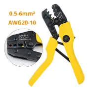 Insulated Terminals Crimper Pliers 0.5-6 mm² Crimping Tool Yellow Blue Red AUS