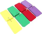 jojofuny Cute Stationery Set 4 Keychain Mini Notebooks Memo Pads Coloured Pages
