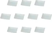 Set of 10, Square Square Plate, Blue and White, 3.5 x 3.5 x 0.7 inches (9 x 9 x 1.7 cm) | Setomonohonpo