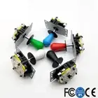 100% HAPP JOYSTICK COMPETITION 8 WAY multicolor NEW ARCADE MAME JAMMA MULTICADE