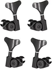 Justivana 4Piece Sealed Bass Tuners Tuning Key Pegs Set 2L 2R Vintage Right Left Hand for Guitar Bass Replacement Parts