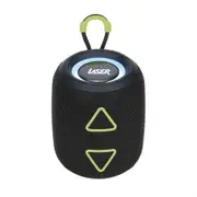 Laser Portable Mini Fabric Wireless Bluetooth Speaker Audio/Music TWS Black