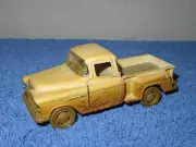 1955 CHEVY STEPSIDE PICKUP MUDDY VERSION 1:32 OPENING DOORS ROLLING WHEELS