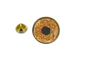 pins pin's badge metal lapel hat button donuts cake