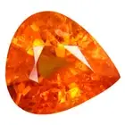 1.22 ct Stunning Pear Cut (7 x 6 mm) Namibia Fanta Orange Spessartine Gemstone