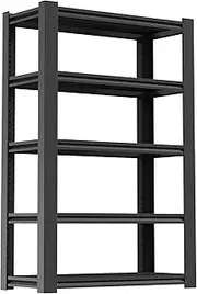 AQY Garage Shelving Heavy Duty, Metal Adjustable Shelves for Storage, Utility Rack Shelf Unit for Kitchen, Industrial, Warehouse, Basement, Workshop Organization (72" Hx36 Wx16 D)
