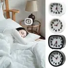 Battery Operated Simple Number Clock Bedside Clocks Home Decor Alarm Clock